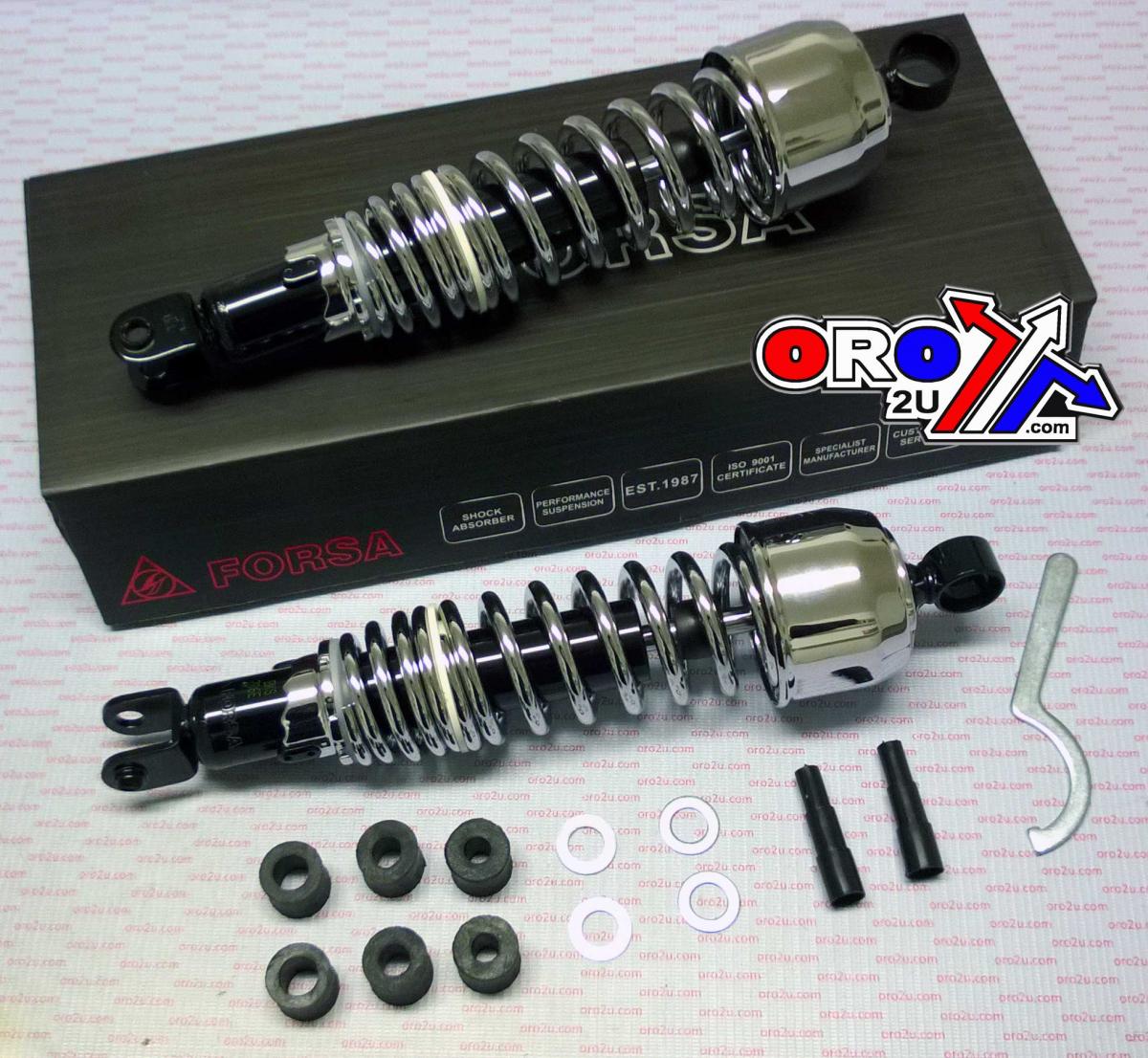 Forsa Shocks Shock Absorber Forsa 335, 2000040 Black/chr/chrome