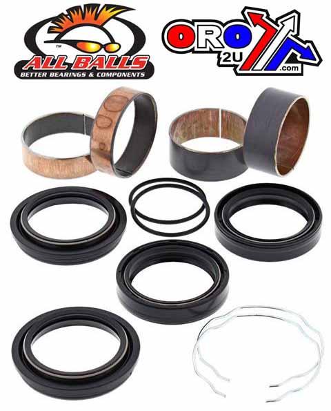 All Balls Racing Fork Bushing Kit 93-20 Hon CBR900/gl1800/vt/vtx1300, Allballs 38-6079-fs Road W/seals
