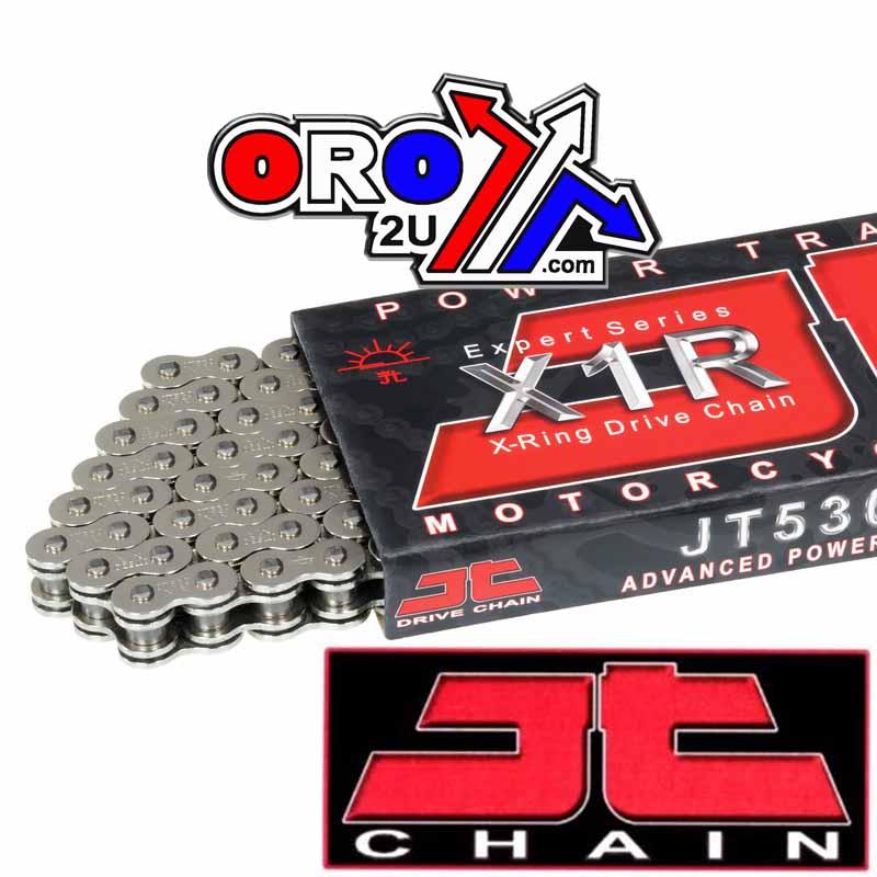 JT Drive Chain Heavy Duty X-ring 530x1r 110l Nickel Jtc530x1rnn110r