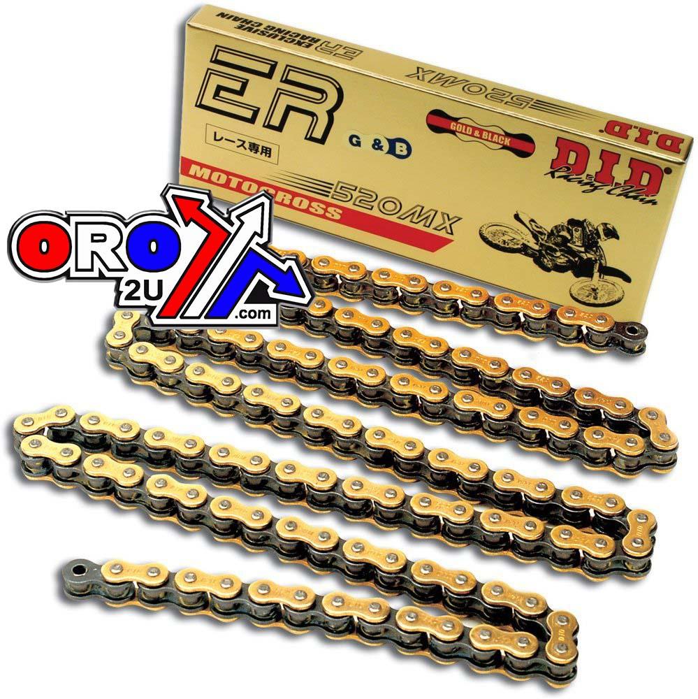 D.I.D Chain Did 520mx Chain 120l G&b (rj), Gold&black Links, 3018760, Did520mxgb120