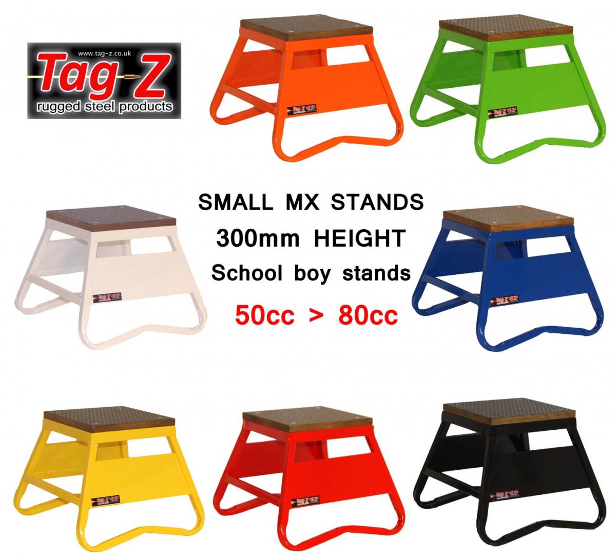 Tag-z Heavy Duty Steel Box Stand MX, Small / 300mm High MX Stand, Green