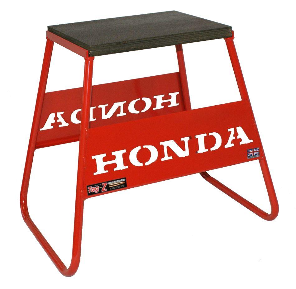 Tag-z Stand 440 Red Honda Logo, MX Logo Stand, Show Room Stand