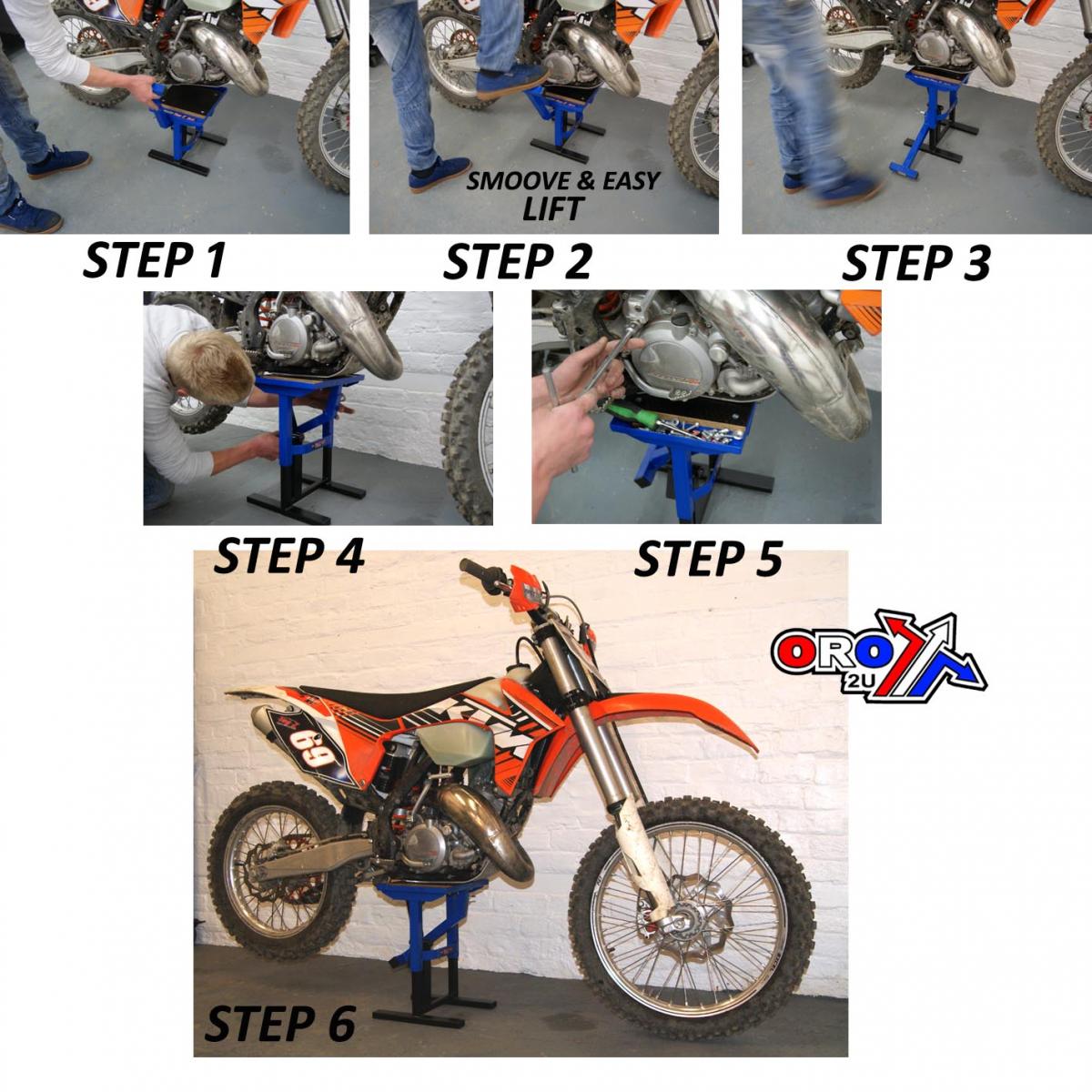 Tag-z Hd Super Lift Twin Leg Stand, Red, Top Quality Tag-z Stand