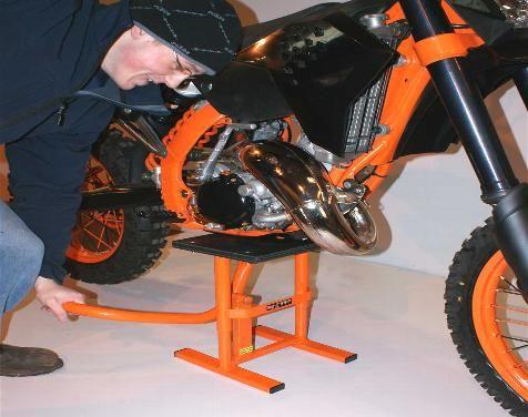 Tag-z Hd Jack-up-stand Twin Leg V5, MX & Enduro 125>625cc Bikes, Large Stand 440mm High MX