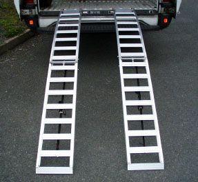 Dirt Racing Folding Ramp Alloy 420kg, Alloy Folding Ramp 2300mm