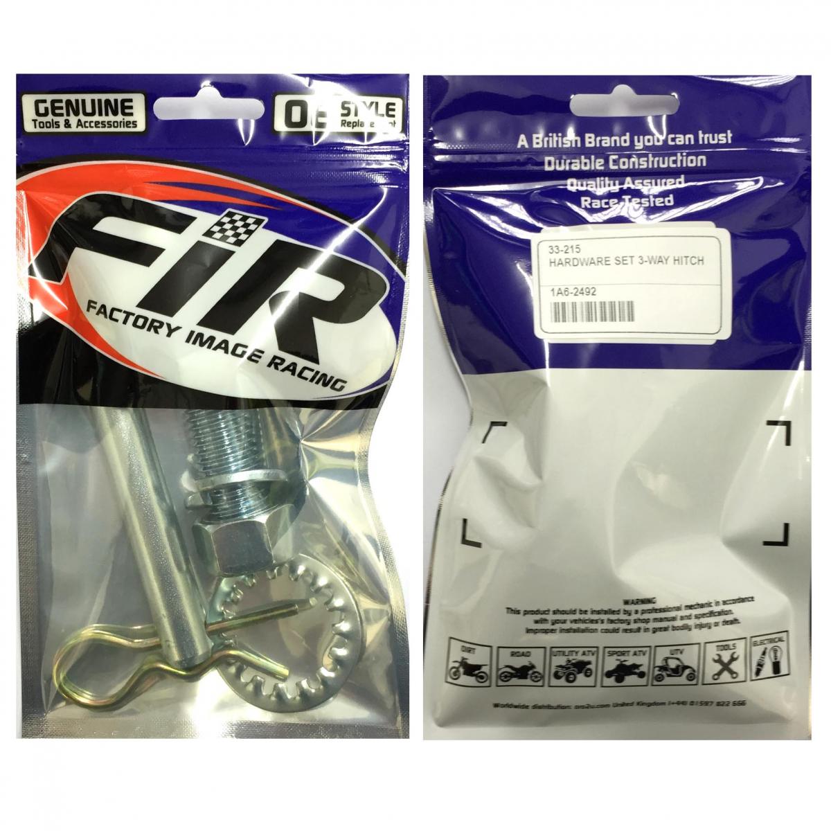 Tag-z ATV Hardware Set 3-way Hitch