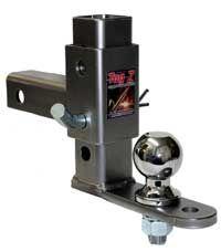 Tag-z Mount Adj. 6drop 2 Hole, Fitted with a 50mm Ball, ATV UTV Quad Hitch Mount