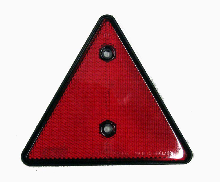 Tag-z Red Reflective Triangle Each, Screw on Trailer