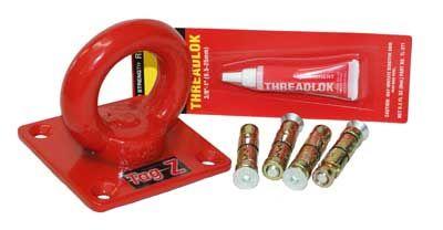 Tag-z Security Wall + Floor Anchor, Chain Mount 50mm Flush, (bike Lock System / Theft / Security)