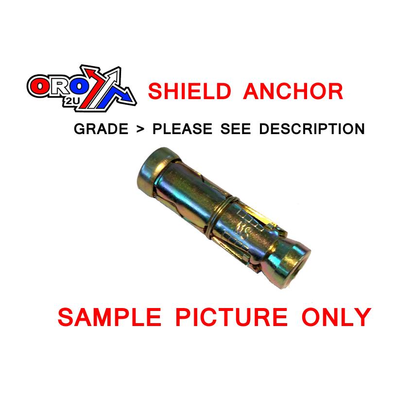Tag-z M10 Shield Anchor Zinc Each