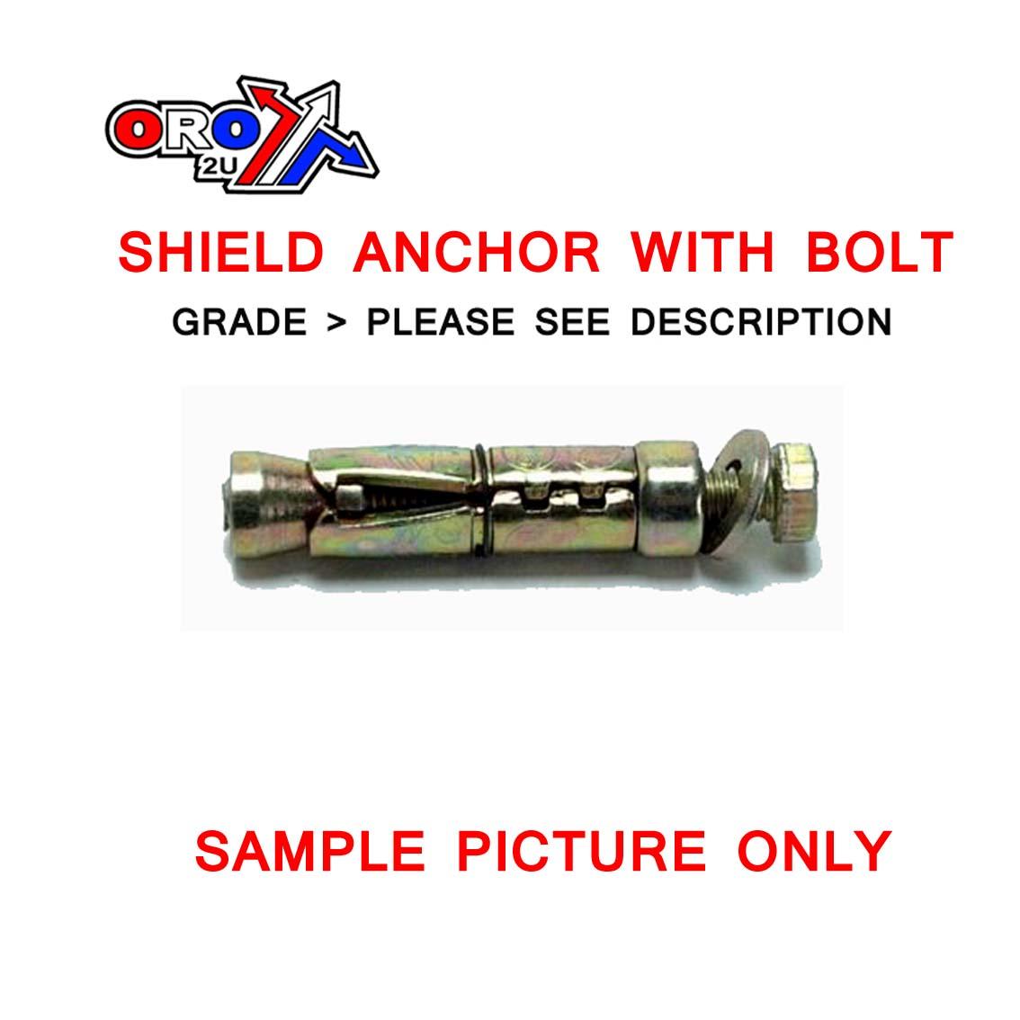Tag-z M16 Shield Anchor Zinc Each