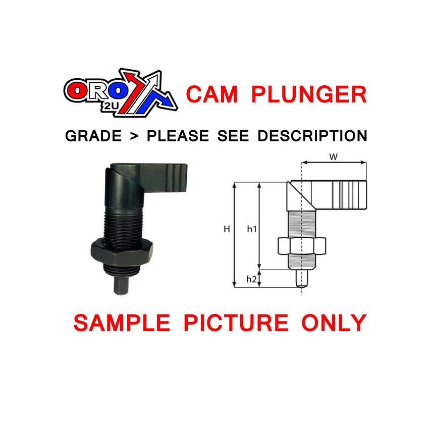 Tag-z 10mm Cam Plunger Bs M20x1.5, 491238 Cam Plunger Bs 10mm