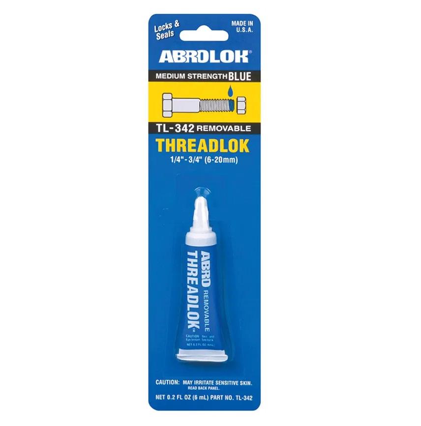 ABRO Blue Threadlok 6ml. Tube Tl-34 Abro-tl-342