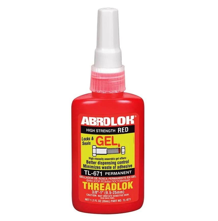 ABRO Red Threadlock Lcotite 50ml Bottle Abro Tl-571