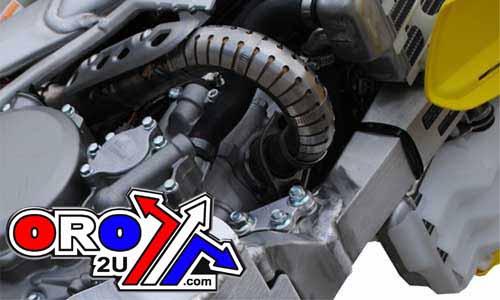 Ricochet Header Pipe Guard Stainless Steel KTM 4-stroke, 869k Ricochet