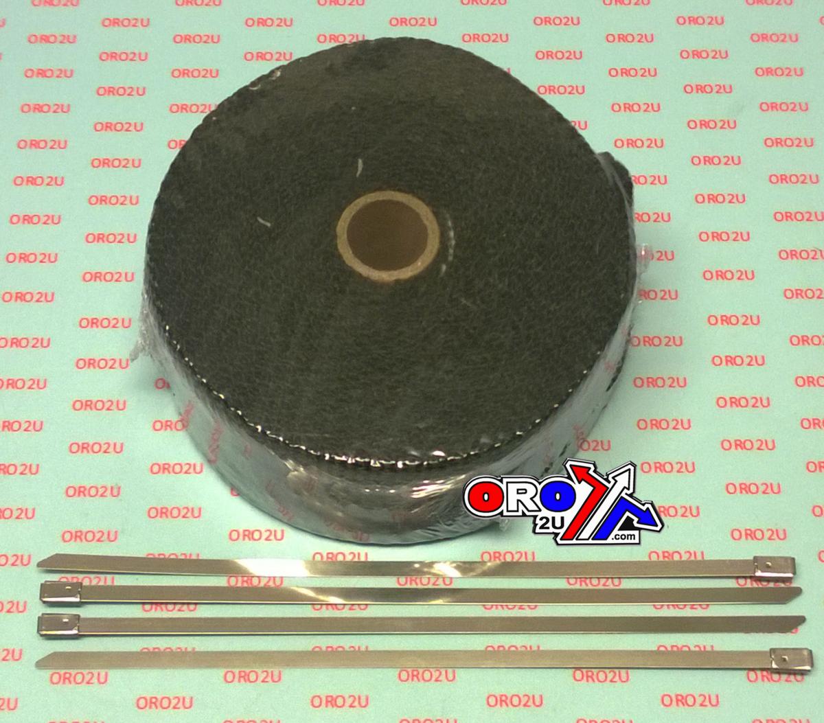 Sifam 50mm Exhaust Wrap 10m, Manifold Downpipe High Temperature Tape, BTE100N