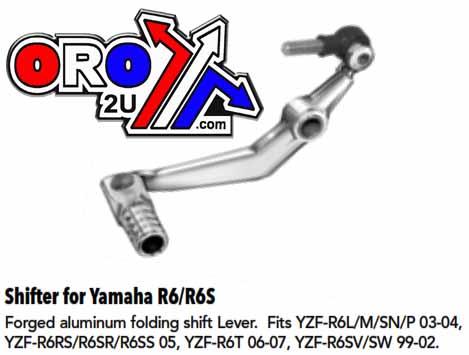 K&L Supply Shifter Lever Yamaha R6/r6s 28-1212, Road, MC