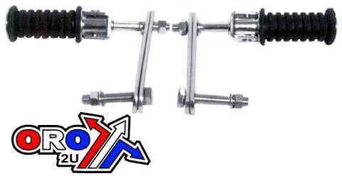 EMGO Foot Peg Set Bolt on Brackets Emgo 54-05420