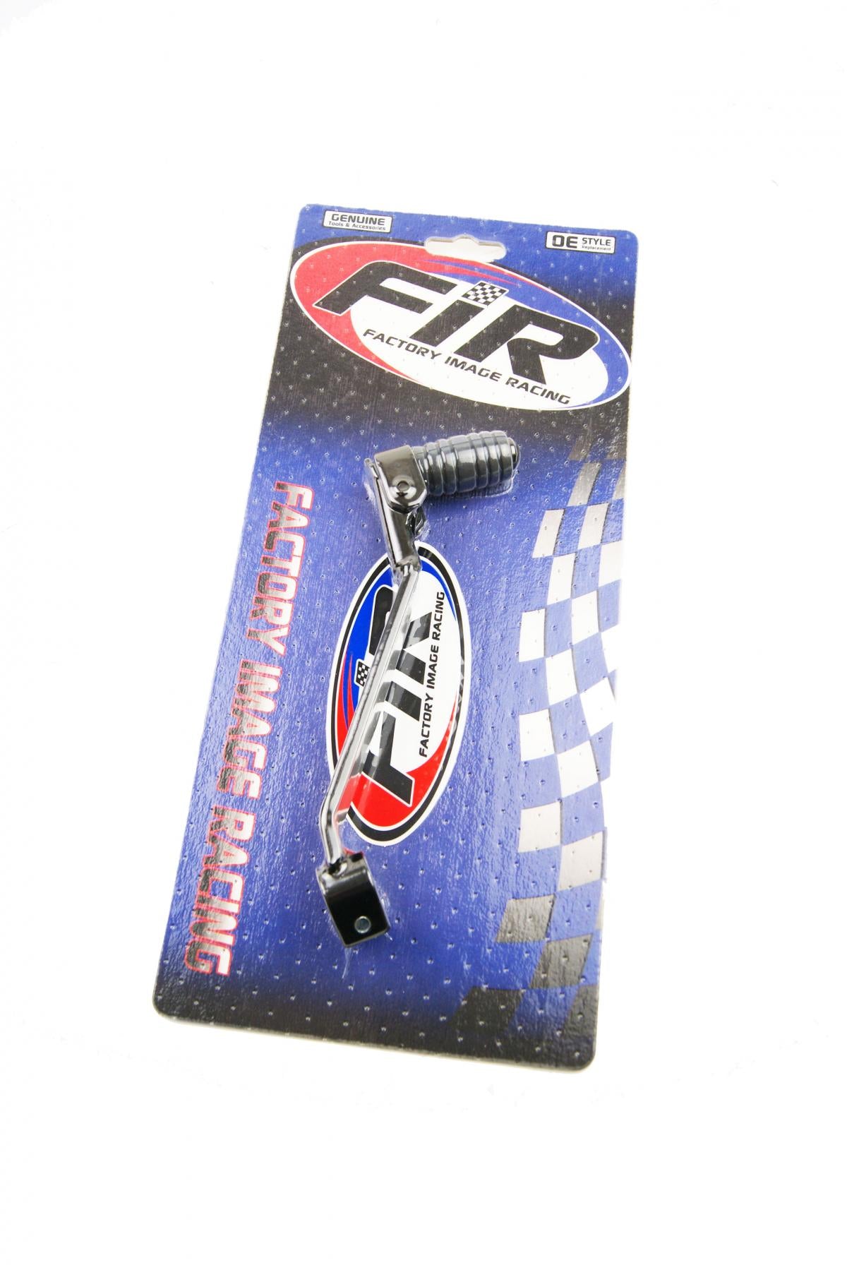 FIR Gear Lever Steel DR Suzuki, Black Folding End