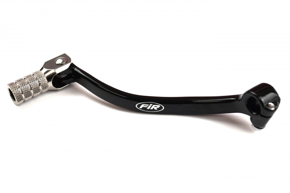FIR Gear Lever Black KXF RMZ 250, Aluminium Forged 13156-0030, Fir Brand, Black & Titanium