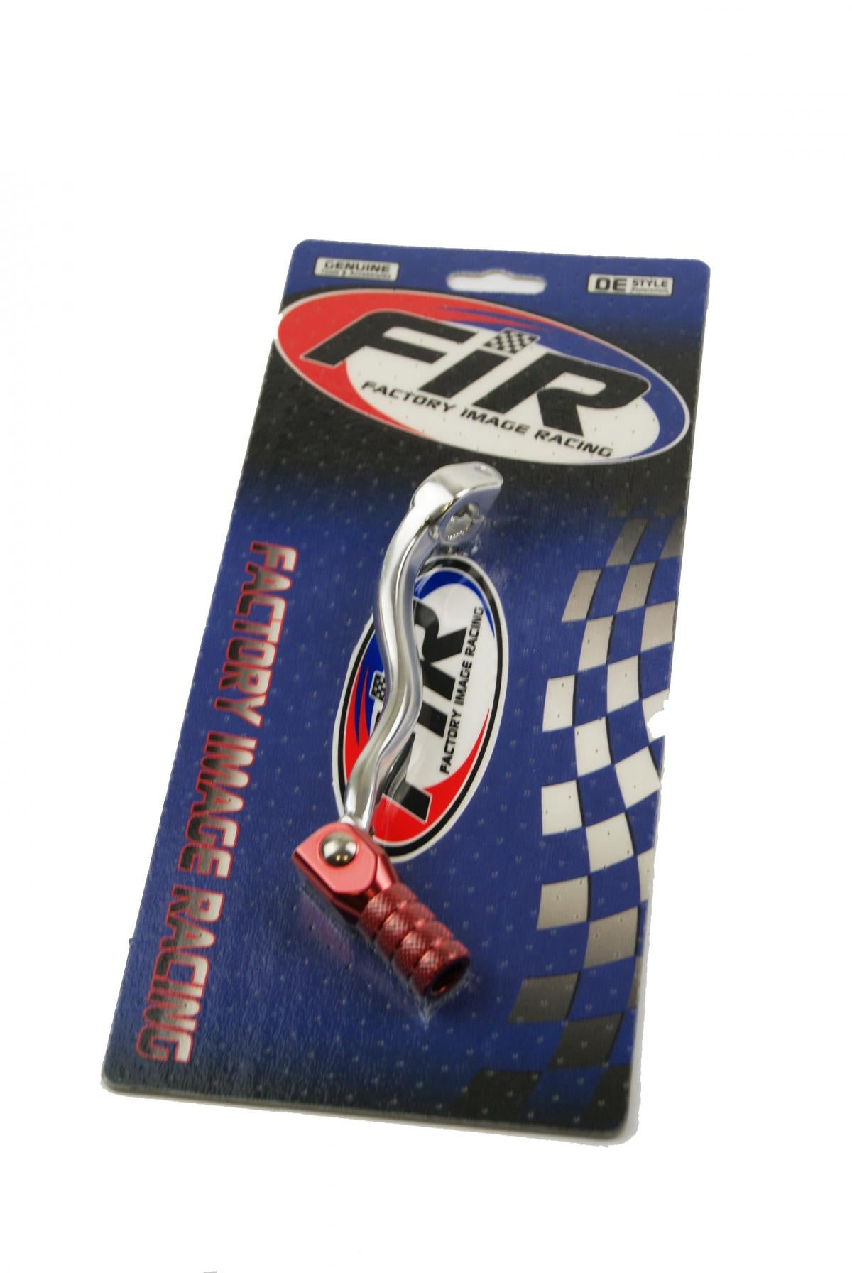 FIR Gear Lever Shift 04-09 CRF250, Silver / Red Tip MX-06133-1rd