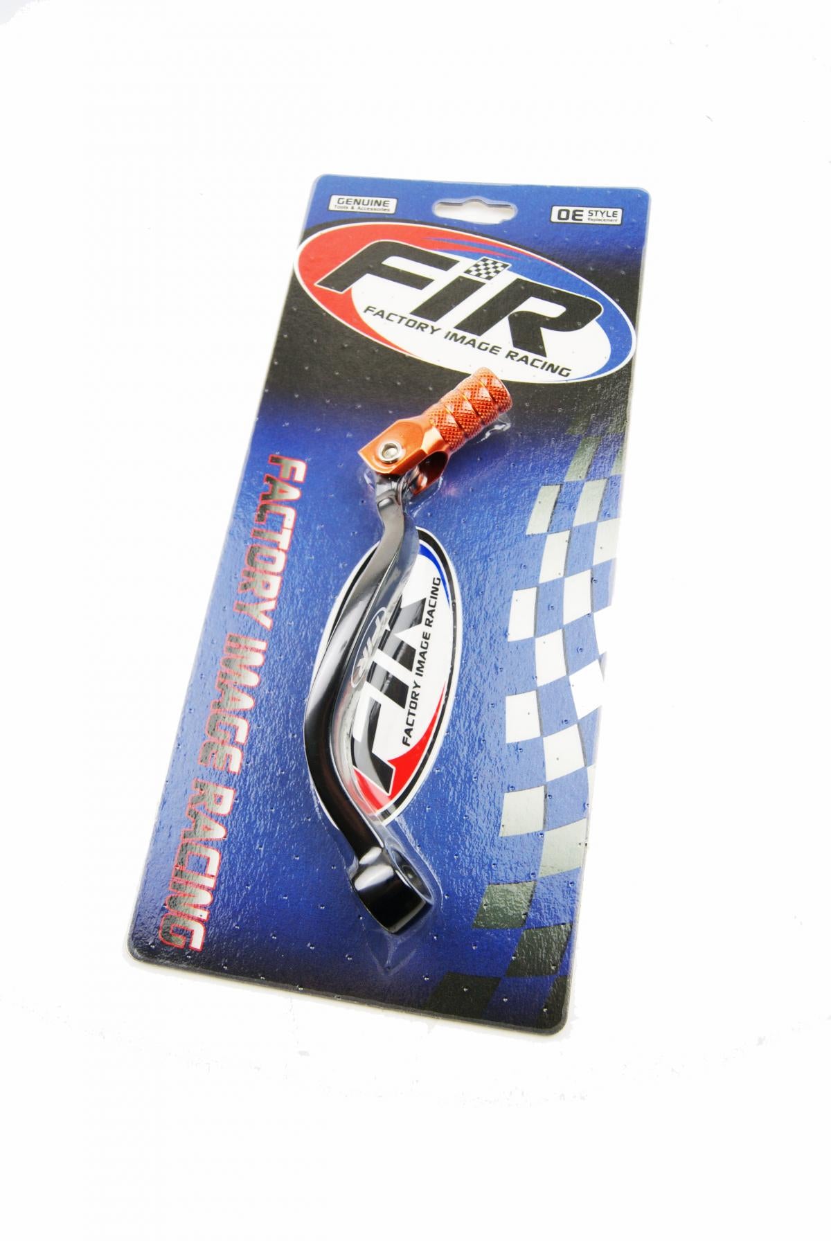 FIR Gear Lever KTM Blk/orange, Aluminium Forged 59034031000, Fir Brand, Black & Orange