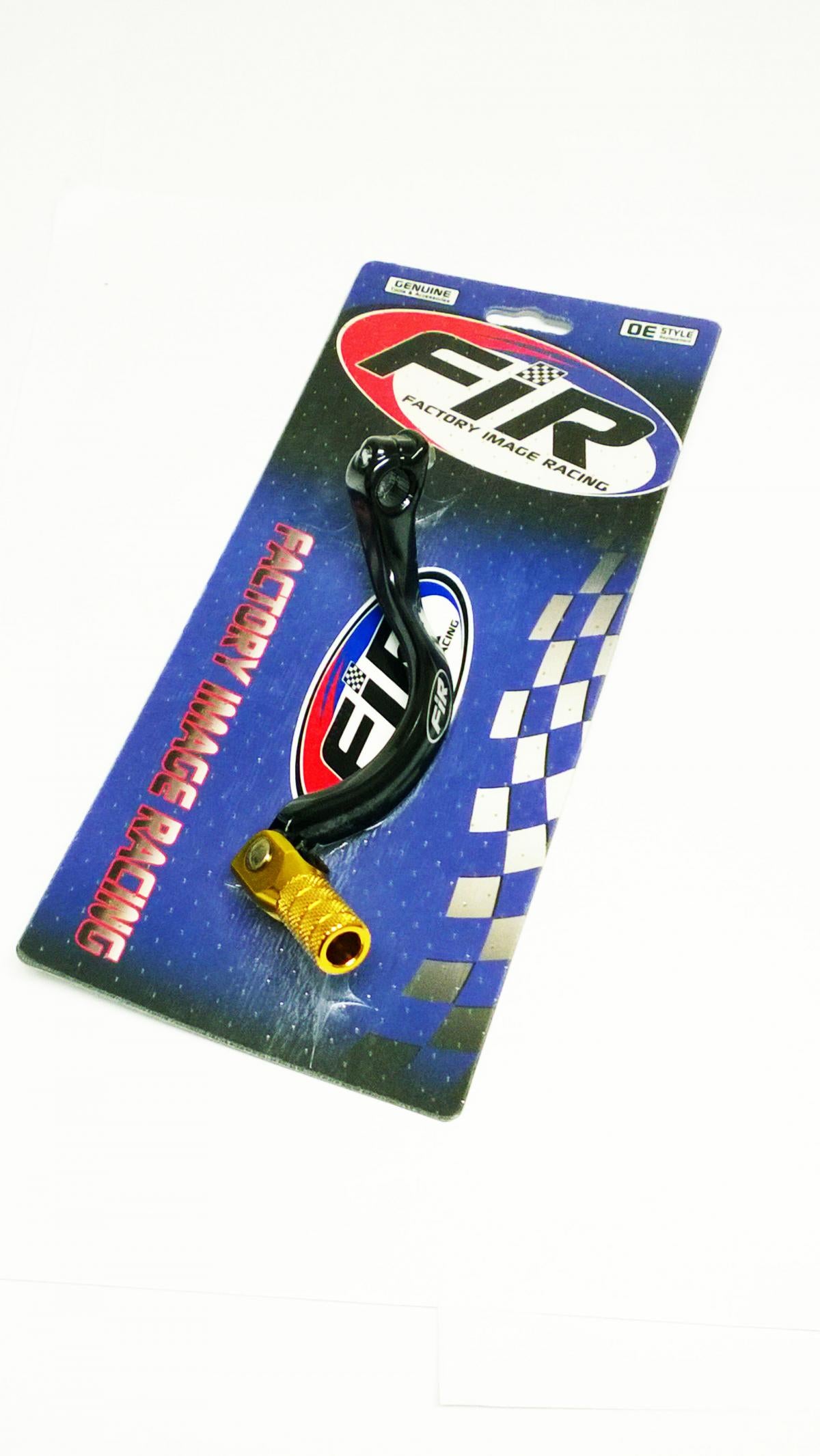 FIR Gear Lever Shift RM 125 89-08, Aluminium Forged 2560027c06, Fir Brand, Black & Gold