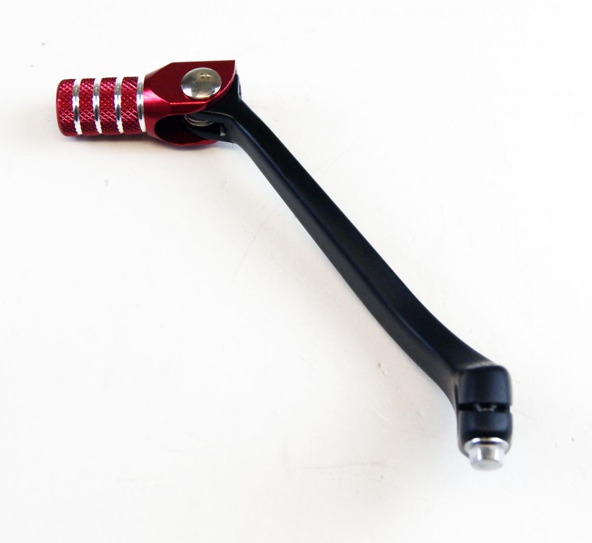 Rtech Plastics Gear Lever Alu. Black / Red, 07-15 RMZ250 R-levc00rmz02