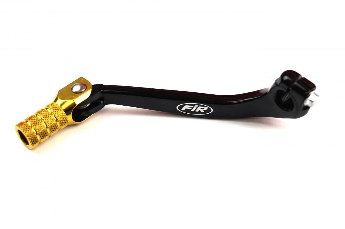 FIR Gear Lever Shift RM-z 250, Aluminium Forged 25600-10h21, Fir Brand, Black & Gold