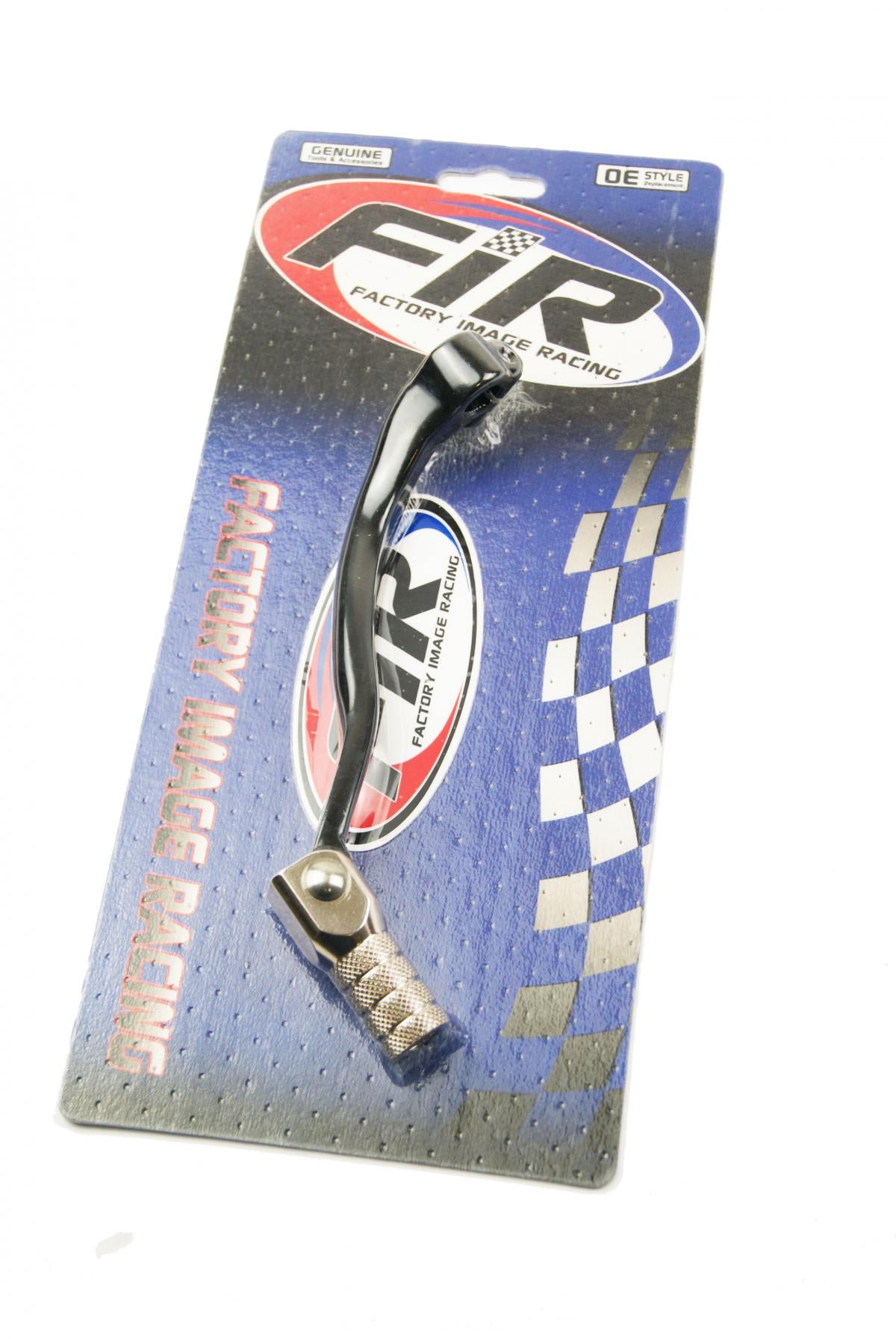 FIR Gear Lever Black KXF 250 06-08, Aluminium Forged 13156-0050, Fir Brand, Black & Titanium