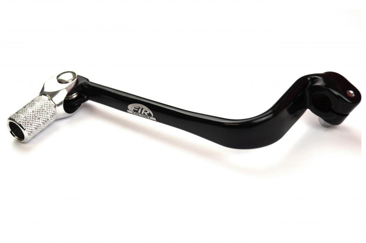 FIR Gear Lever Shift Black KLX 110 05-09, Aluminium Forged 13156-0039, Fir Brand, Black & Titanium