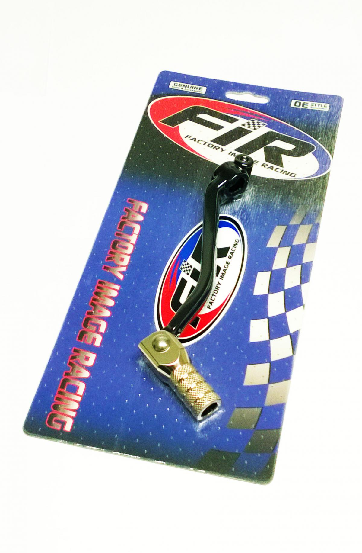 FIR Gear Lever Shift KXF 250 09-17, Aluminium Forged 13156-0124, Fir Brand, Black & Titanium