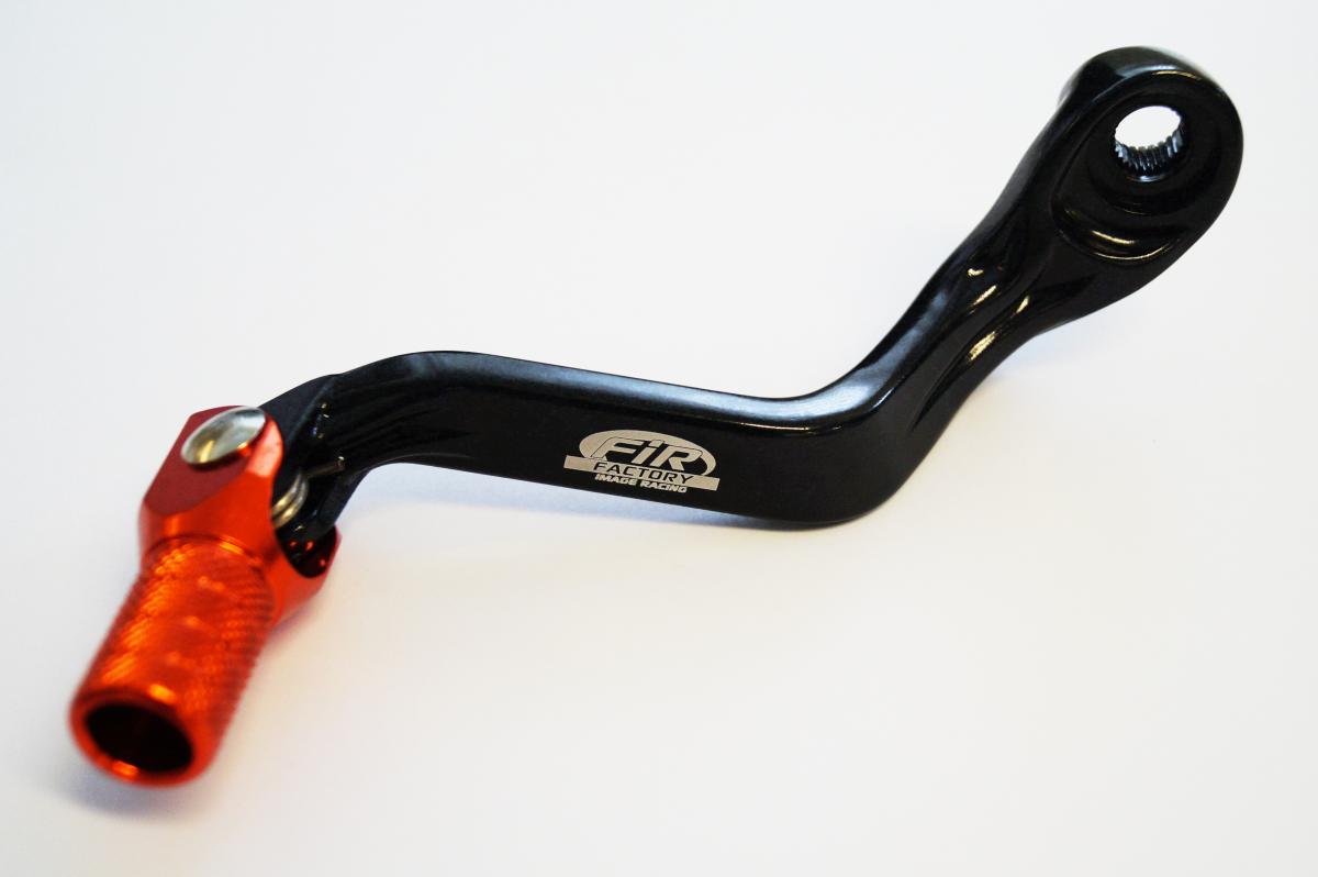 FIR Gear Lever Shift KTM 65 SX, Aluminium Forged 46234031044, Fir Brand, Black & Orange