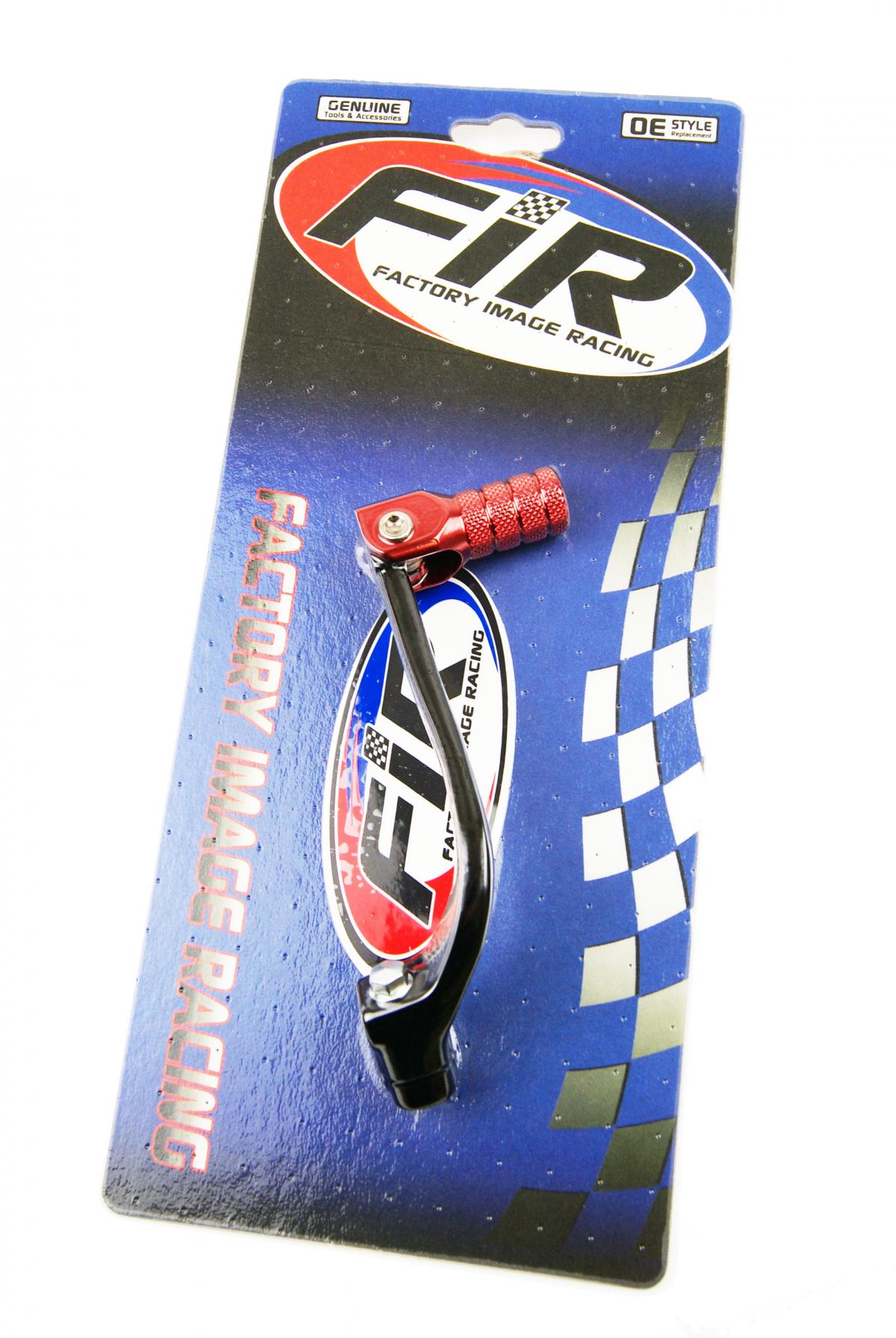 FIR Gear Lever Shift CRF 110 13-17, Aluminium Forged 24701-kyk-910, Fir Brand, Black & Red