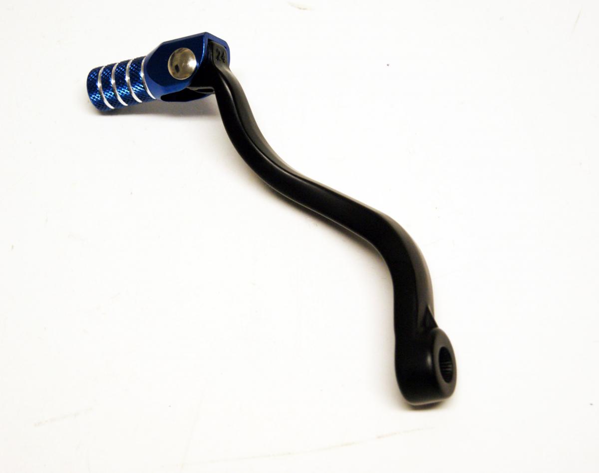 Rtech Plastics Gear Lever Alu Black / Blue, Husqvarna 250 R-levc00hsq05
