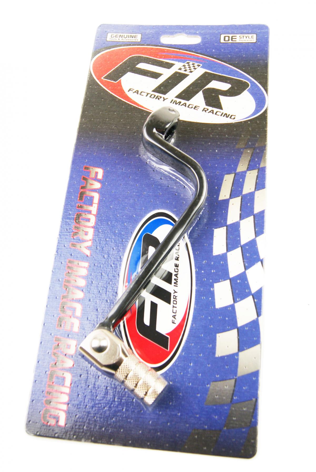 FIR Gear Lever Shift KLX 110 02-04, Aluminium Forged 13156-1489, Fir Brand, Black & Titanium