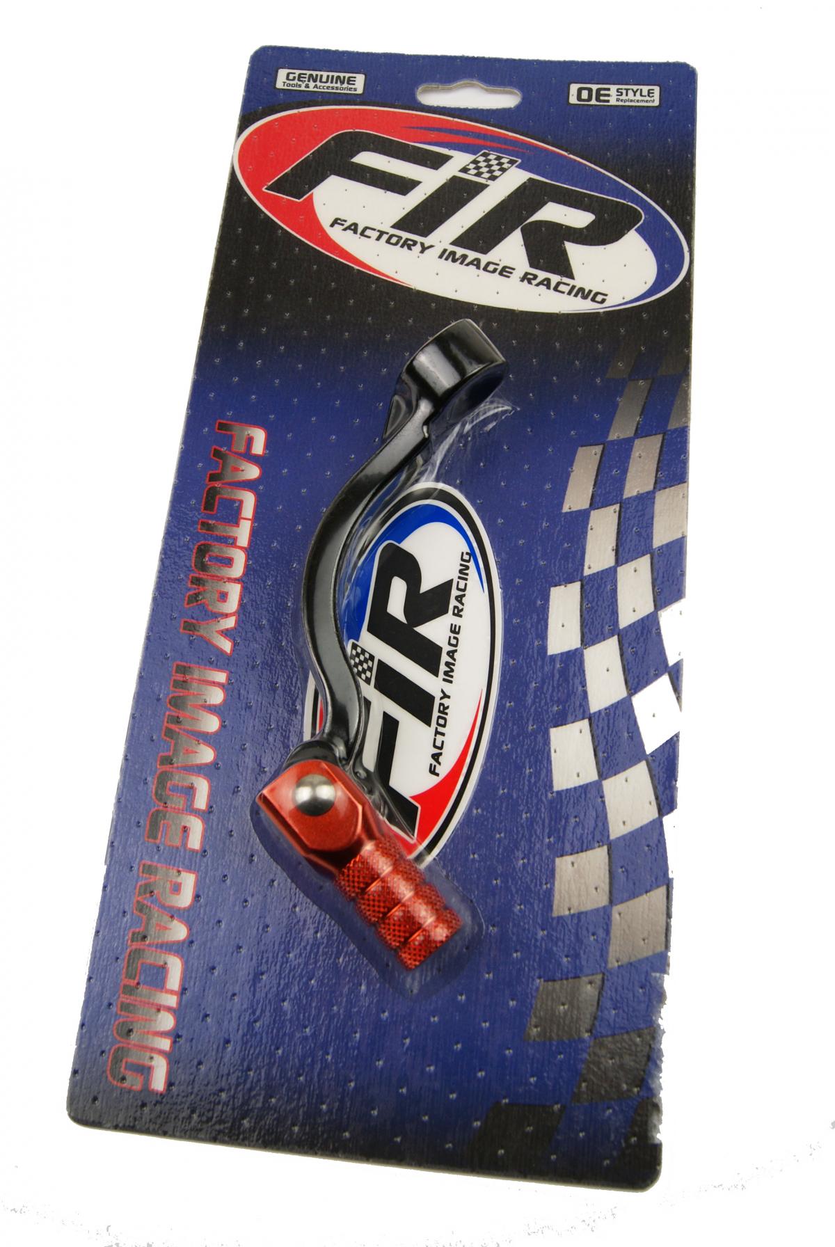 FIR Gear Lever Shift KTM 125 17-22, Aluminium Forged 50434031000, Fir Brand, Black / Orange