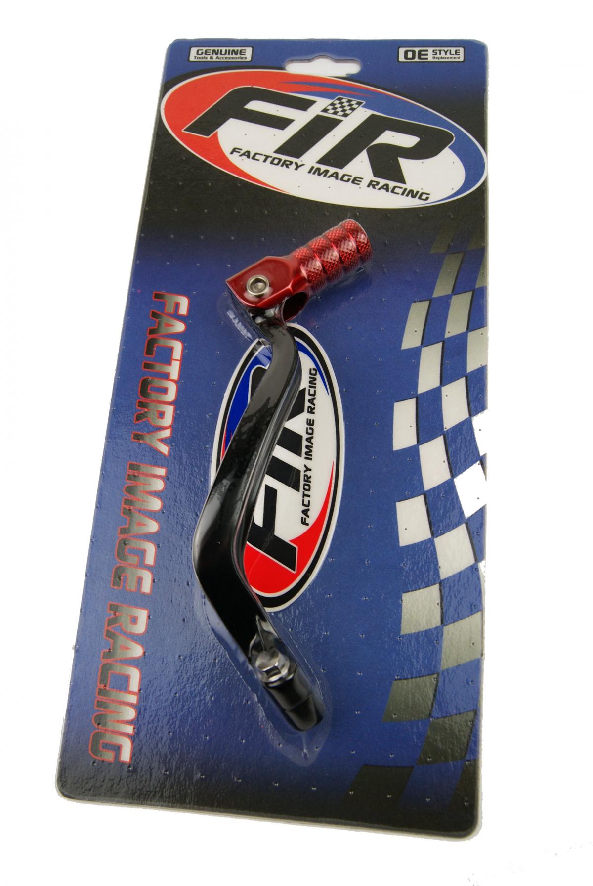 FIR Gear Lever Shift Beta 250-520, Aluminium Forged 006050008000, Fir Brand, Black & Red
