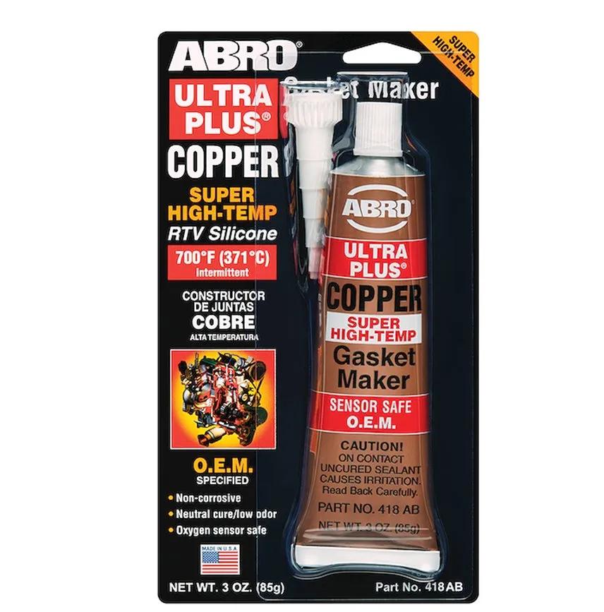 ABRO Silicone Sealant Gasket Maker Super High Temp Copper 85g