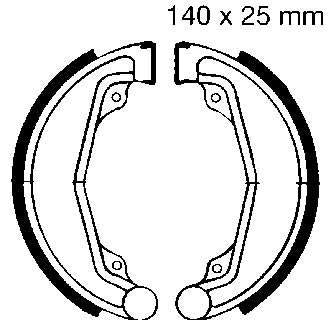 EBC Brake Shoes Ebc H312 S312