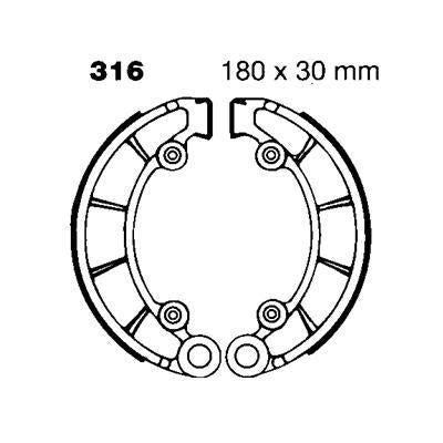 EBC Brake Shoes Ebc S316 H316