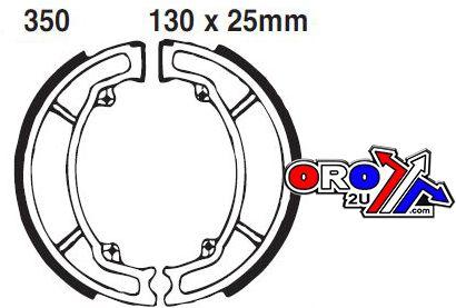 EBC Brake Shoes H350 Ebc, Honda, Italjet, Piaggio