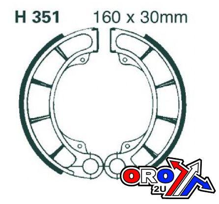 EBC Brake Shoes Honda 351 Ebc, H351