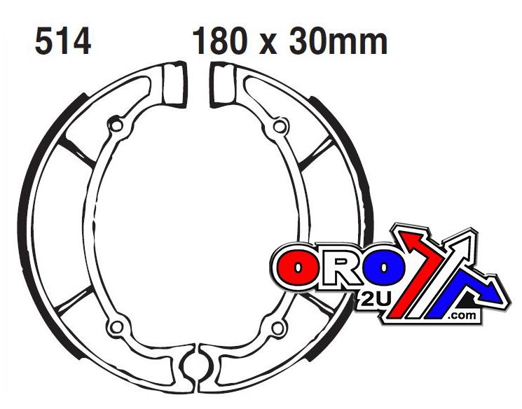 EBC Brake Shoes Ebc Y514