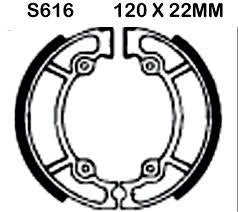 EBC Brake Shoes Ebc S616 [VB316]