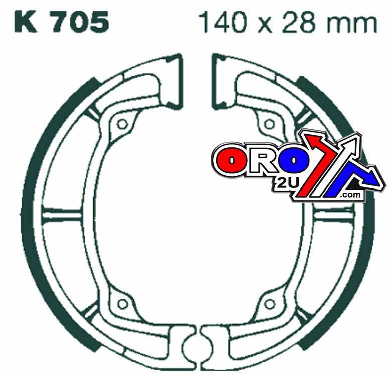 EBC Brake Shoes K705 Ebc