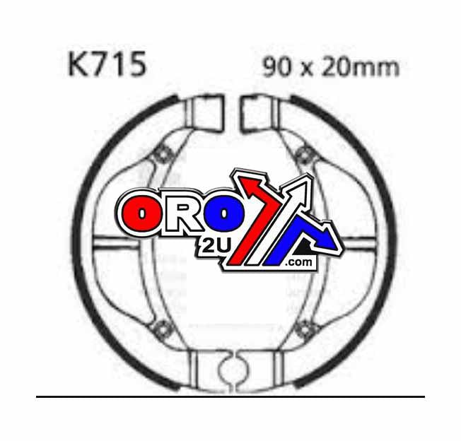 EBC Brake Shoes S715ebc