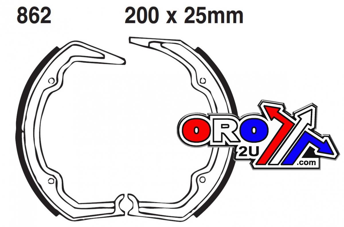 EBC Brake Shoes 862 Ebc