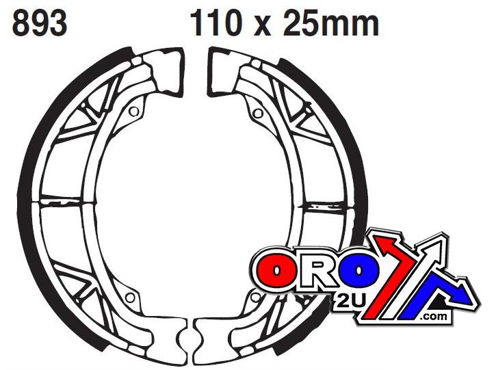 EBC Brake Shoes 893 Ebc