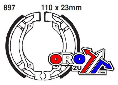 EBC Brake Shoes Suz 897 Ebc